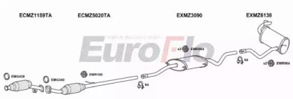 Система выпуска ОГ EuroFlo MZVIT21D 7008B03